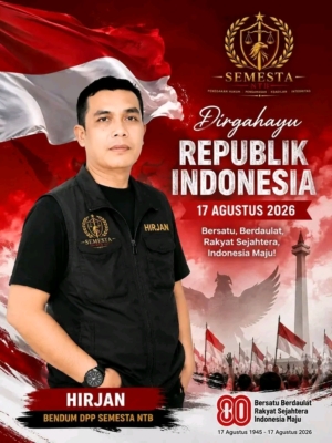 17 Agustus, Hirjan Anggota LSM SEMESTA NTB: “Kita Harus Mengenang Jasa Pahlawan, Bukan Koruptor”