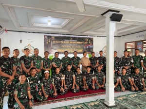MAULID NABI MUHAMMAD SAW, PRAJURIT DENMA BRIGIF TP 31/PS PERKUAT IMAN DAN KETELADANAN