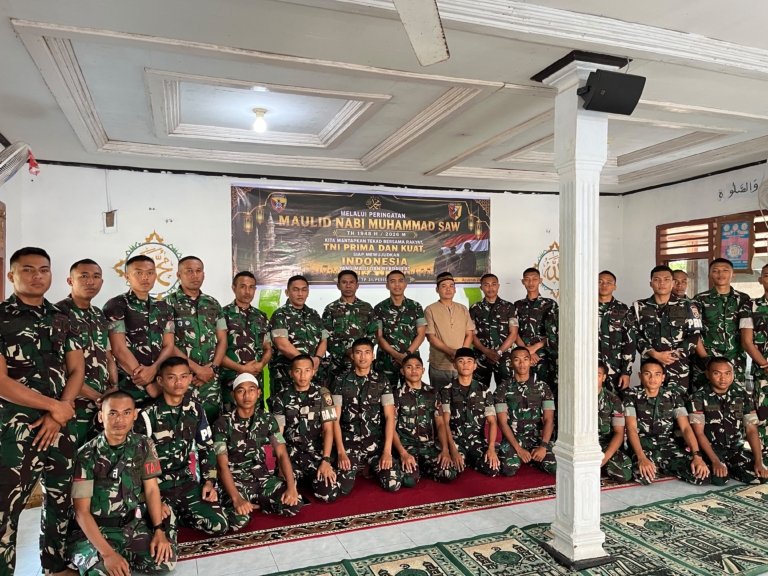 MAULID NABI MUHAMMAD SAW, PRAJURIT DENMA BRIGIF TP 31/PS PERKUAT IMAN DAN KETELADANAN