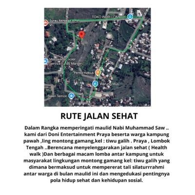 Memperingati Maulid Nabi Muhammad SAW, Doni Entertainment & Warga Kampung Pawah Gelar Lomba Jalan Sehat & Berbagai Perlombaan